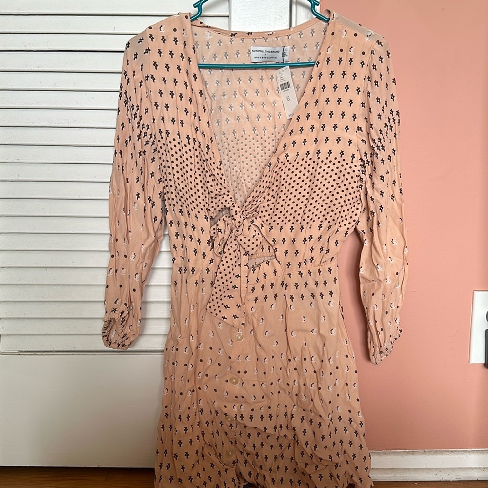 XS Faithful the Brand mini dress.